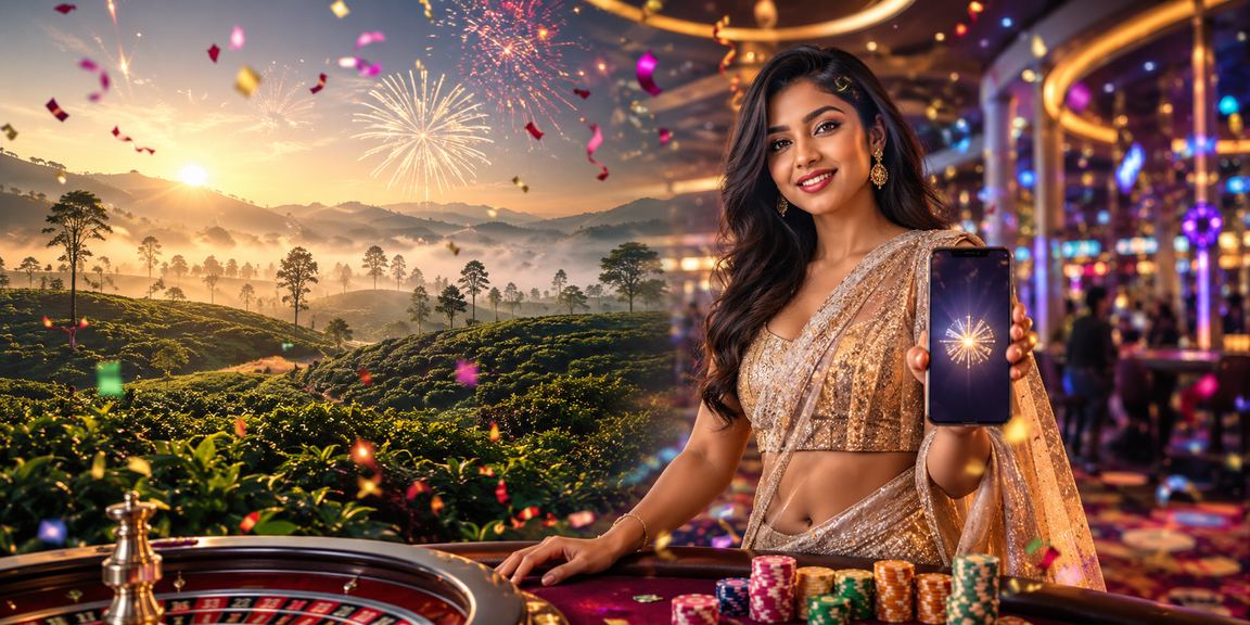 সিলেট চা বাগানের পটভূমিতে রুলেট গেমের দৃশ্য